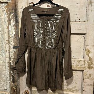 Double D Ranch Dress. Embellished/Embroidered